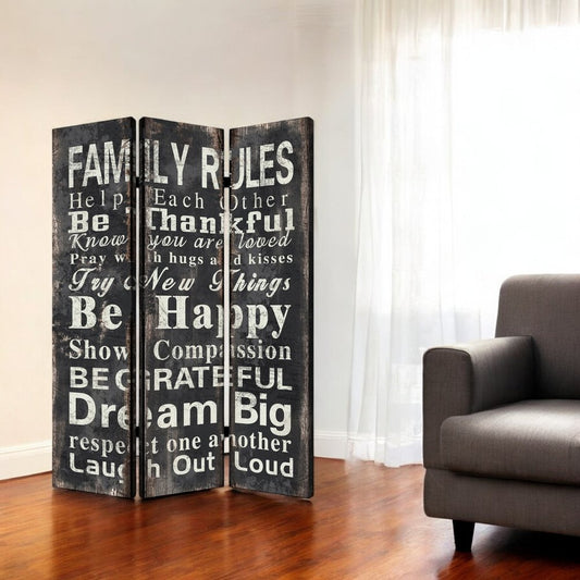 48" X 72" Multi Color Wood Canvas The Blue Eyed Screen