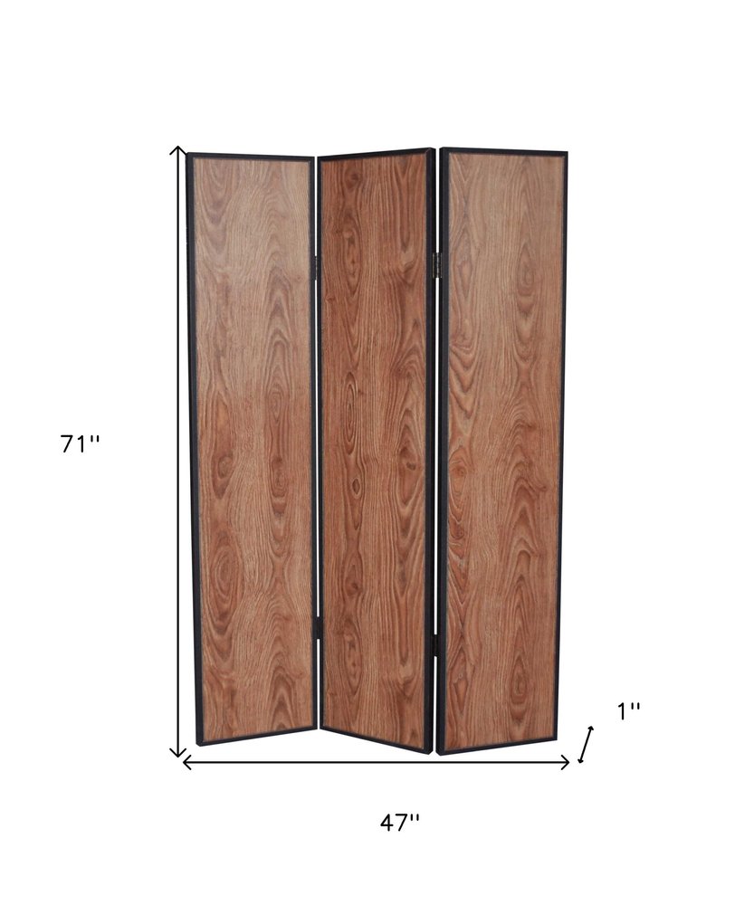 47 X 71 Brown Wood Screen