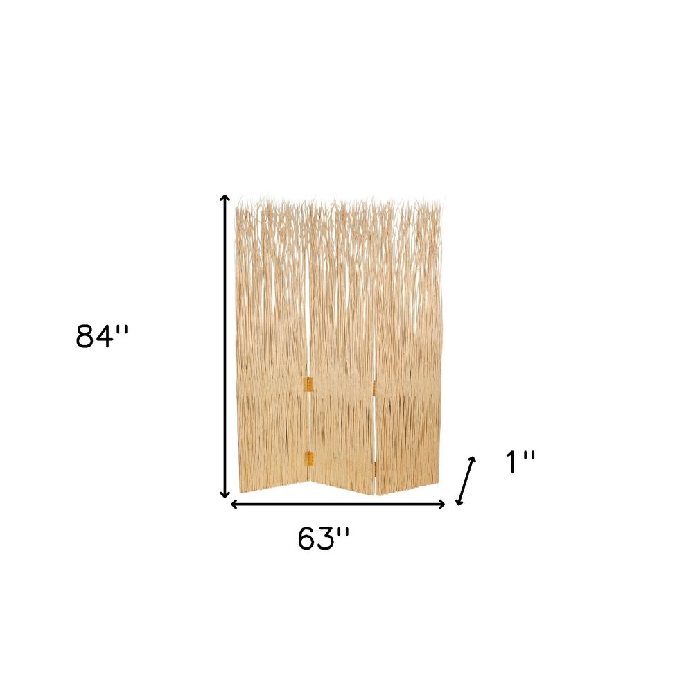 63" X 84" Natural Willow Adirondack Screen
