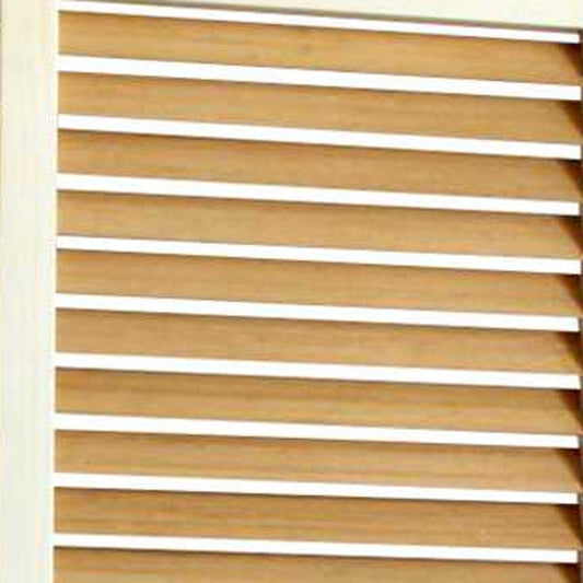 67" Natural Solid Wood Panel Screen Room Divider