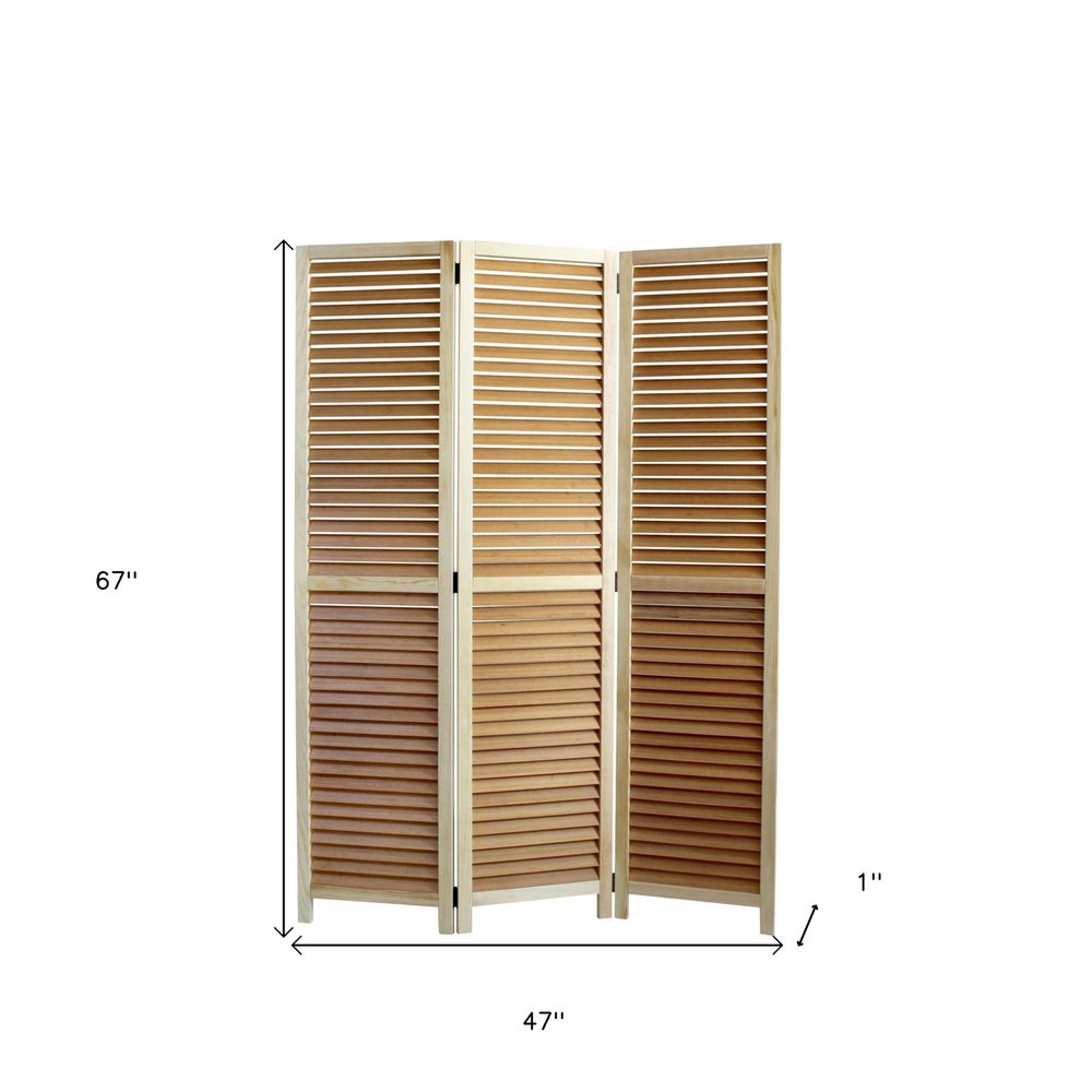 47 X 67 Natural Wood Screen