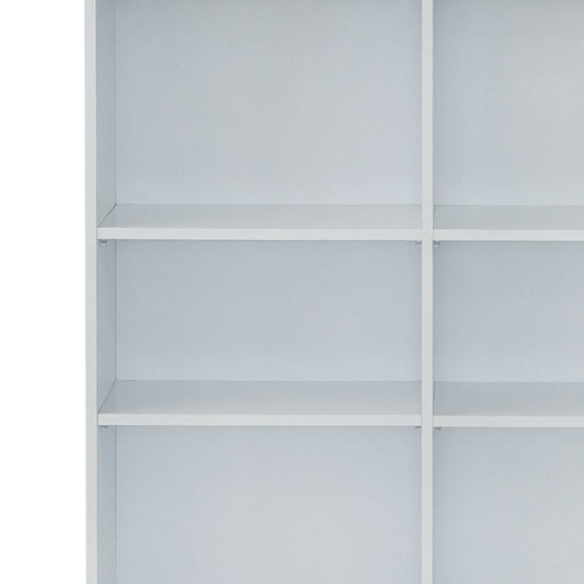 47" White Wood Rectangular Bar Table