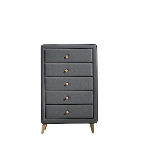43" Light Gray Solid Wood Standard Dresser/Chest