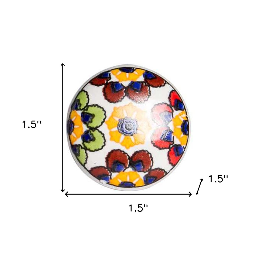 1.5" X 1.5" X 1.5" Yellow Blue And Red Knobs 12 Pack