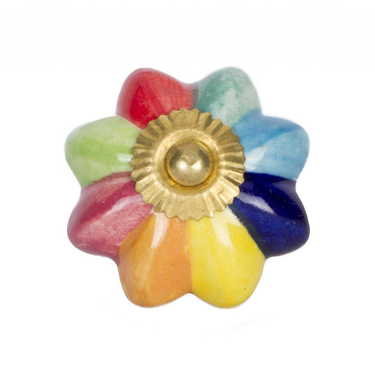 1.5" X 1.5" X 1.5" Green Blue Red And Yellow Knobs 12 Pack