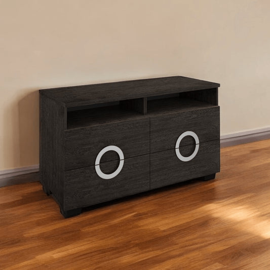 47" Gray Enclosed and Open Storage