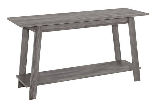 42" Gray Open Shelving TV Stand