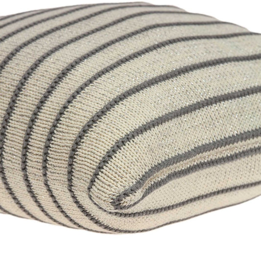 20" Tan Throw Pillow