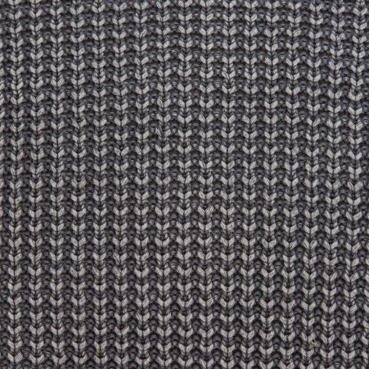 20" X 7" X 20" Transitional Charcoal Pillow Cover With Poly Insert