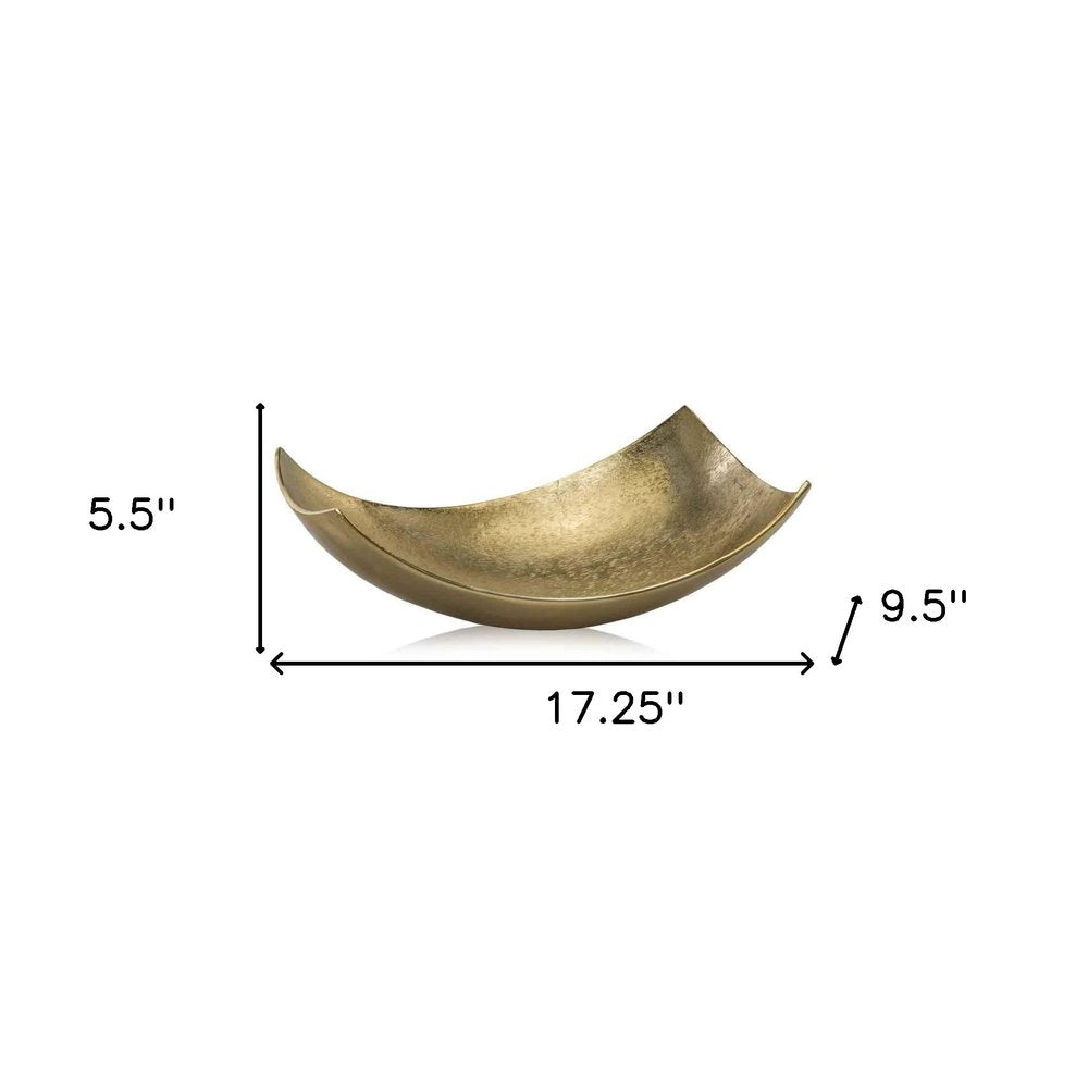 5" Silver Buffed Aluminum Decorative Bowl