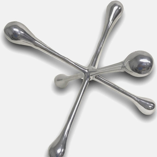 5" Silver Finish Decorative Jack