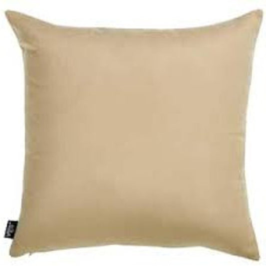 Set Of 2 Light Beige Brushed Twill Decorative Throw Pillow Covers