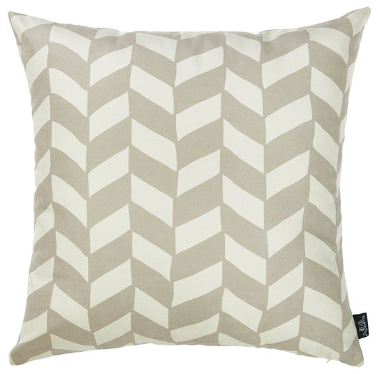 18"X18"Gray Olive Towers Decorative Throw Pillow Cover Printed