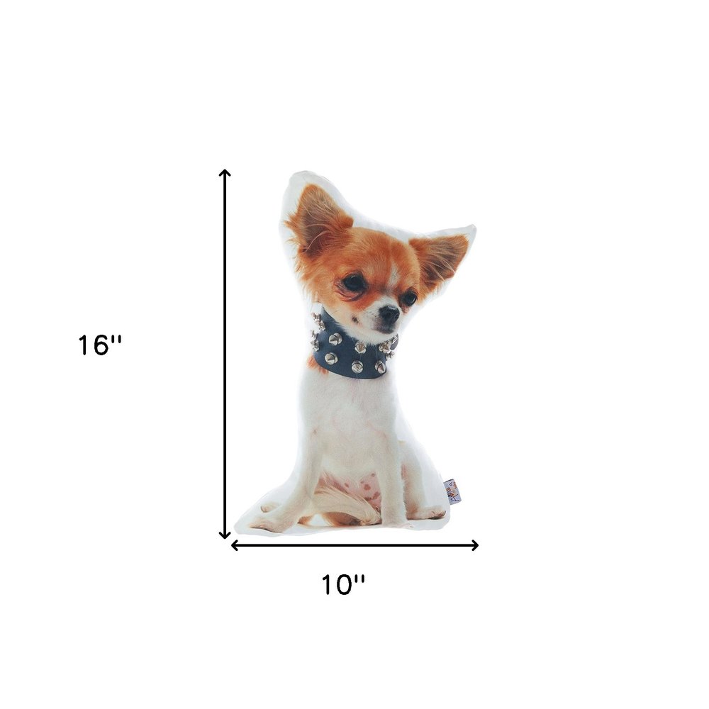 16" X 10" Brown Dog Throw Pillow Cover