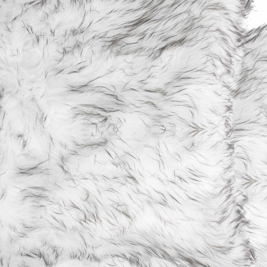 18" X 18" X 5" Gradient Gray Faux Fur 2Pack Pillow