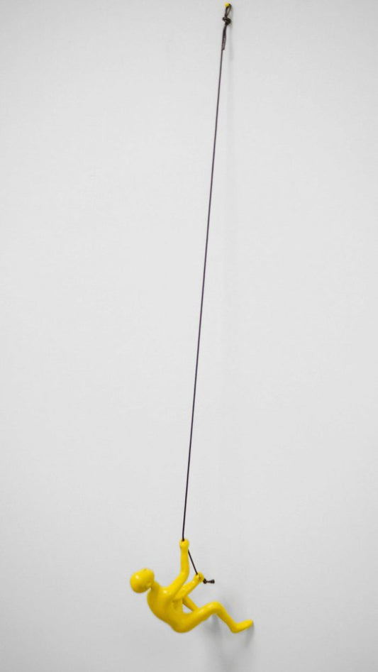 6" X 3" Yellow Resin Novelty Hanging Dimensional Sculpture