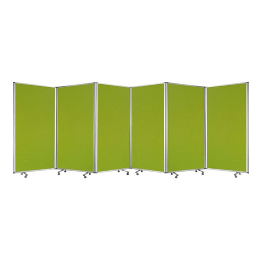 212 X 1 X 71 Green Metal 6 Panel Screen