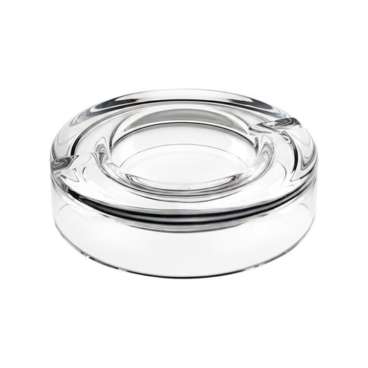 Mouth Blown European Crystal Cigar Ash Tray