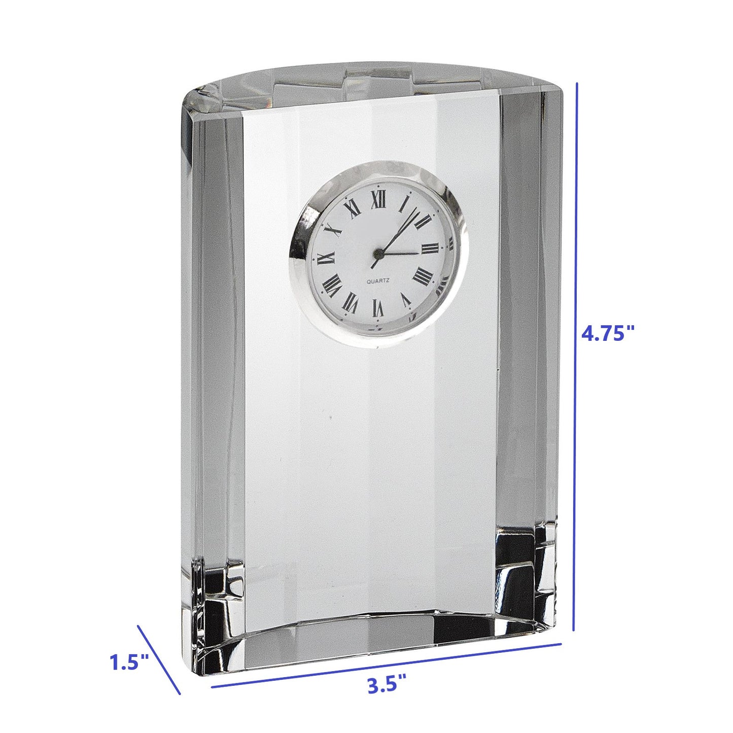 5" Clear Glass Statue Tabletop Sculpture