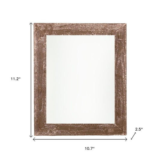 8" x 8" Gray Reclaimed Wood Tabletop Picture Frame