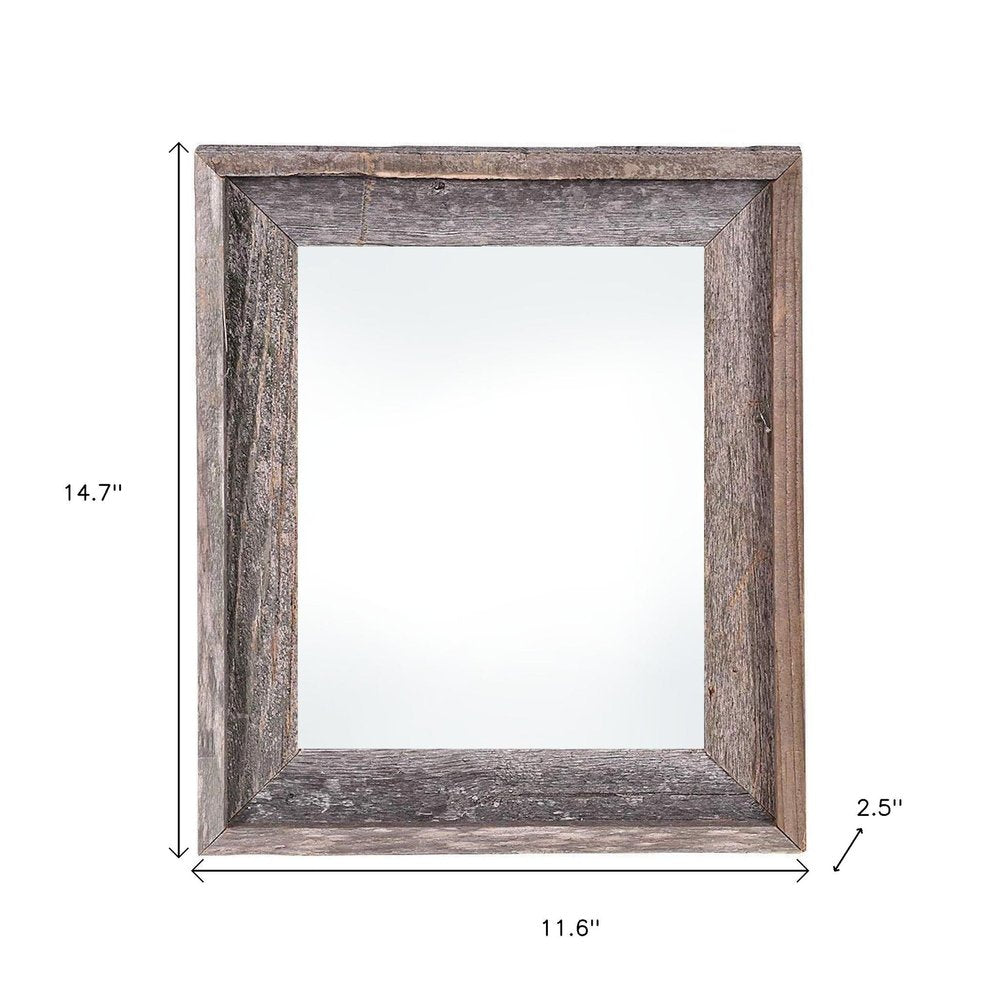 8.5" x 11" Gray Solid Wood Tabletop Picture Frame
