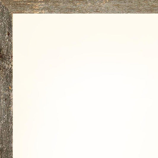 24" x 36" Gray Solid Wood Hanging Picture Frame