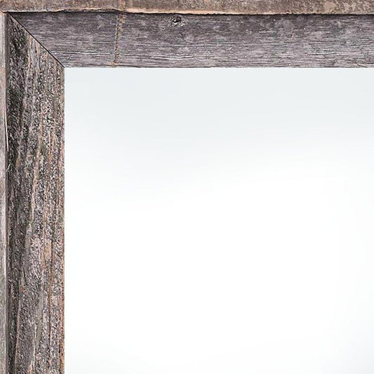 18" x 24" Gray Solid Wood Hanging Picture Frame