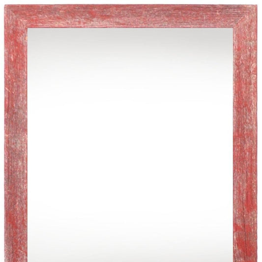 16" x 20" Red Solid Wood Hanging Picture Frame