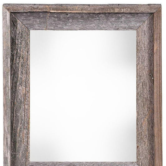 11" x 17" Gray Solid Wood Hanging Picture Frame