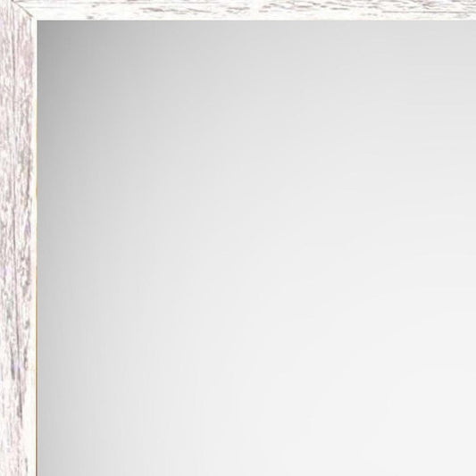 10" x 10" White Solid Wood Hanging Picture Frame