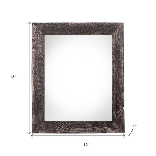 8" x 10" Black Solid Wood Tabletop Picture Frame