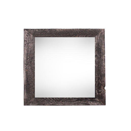 10" x 10" Black Solid Wood Hanging Picture Frame