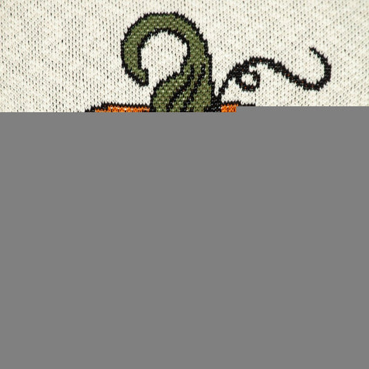 Pumpkin Silhouette Throw Pillow
