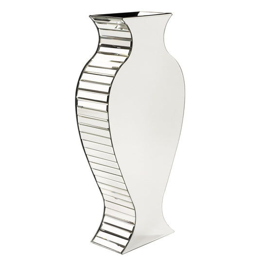 28" Clear Crystal Glass Table Vase