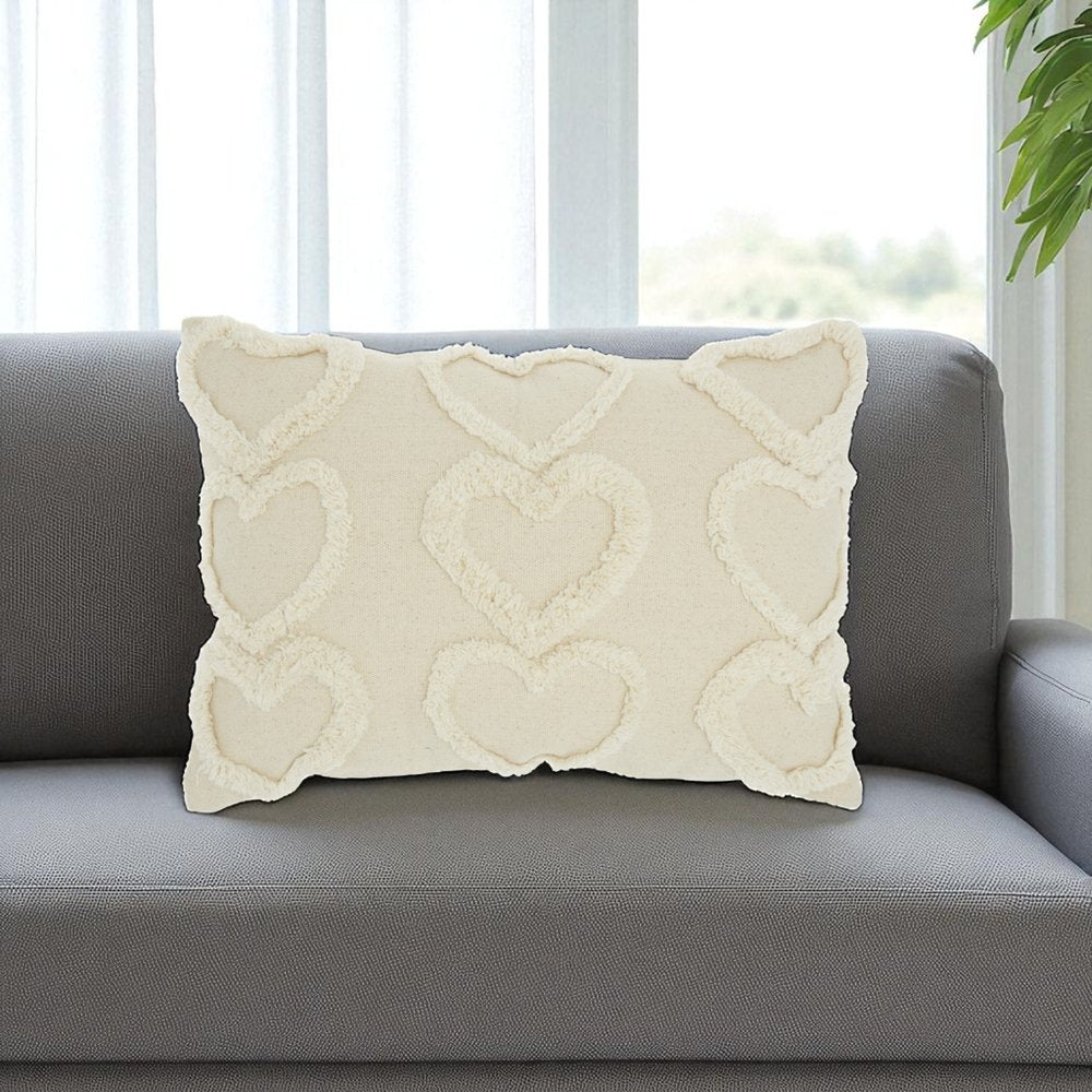 14" X 20" Off White Cotton