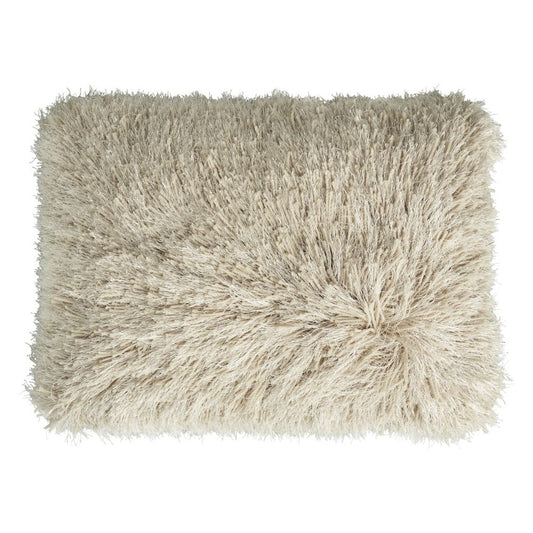 14" X 20" Beige Throw Pillow