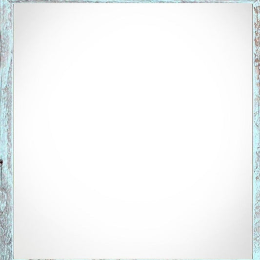 4" x 4" Blue Solid Wood Tabletop Picture Frame