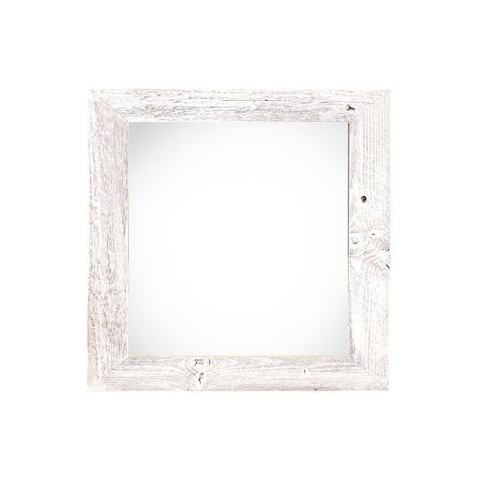 4" x 4" White Solid Wood Tabletop Picture Frame