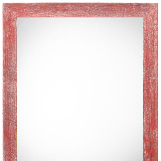 4" x 6" Red Wood Tabletop Picture Frame