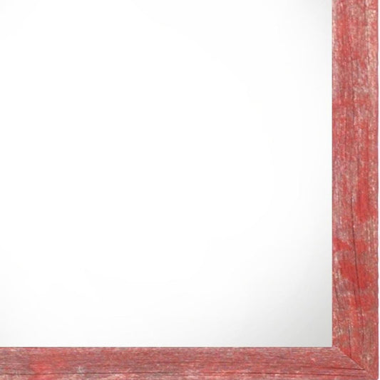 8" x 8" Red Wood Tabletop Picture Frame