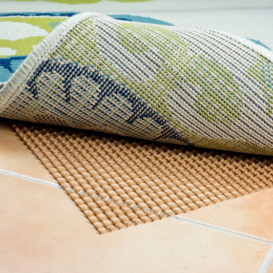 9' x 12' Brown Non Slip Indoor Outdoor Rug Pad
