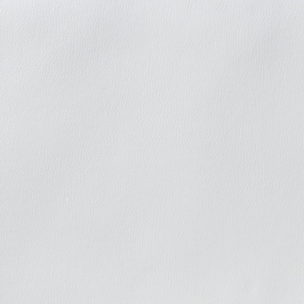 Set of Two White And Black Upholstered Faux Leather Dining Side Chairs