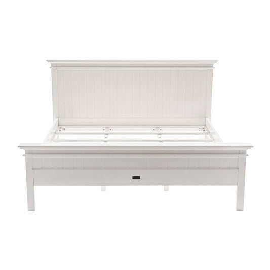 Classic White Panel King Size Bed