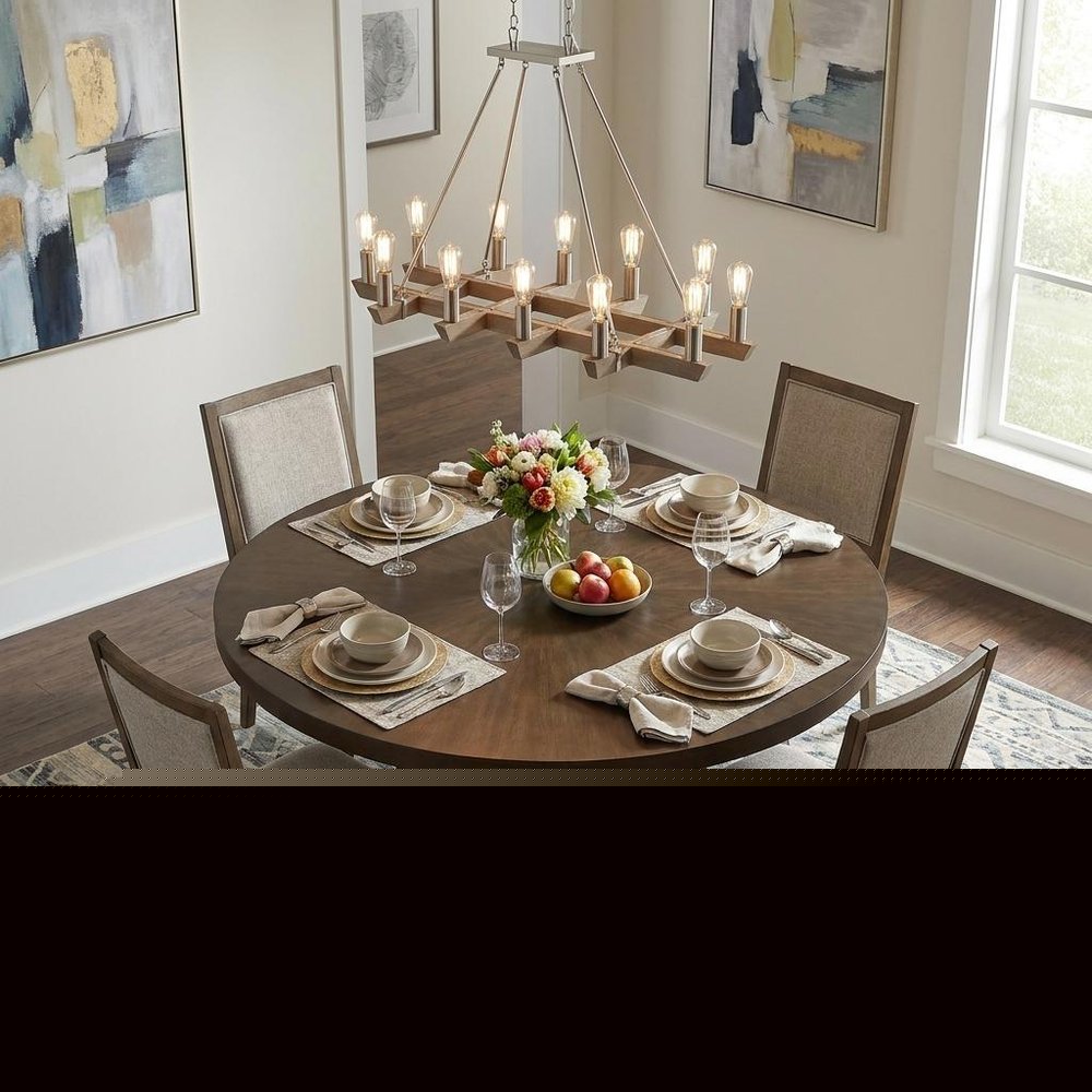 Silver Kitchen Island Twelve Light Metal Dimmable Chandelier