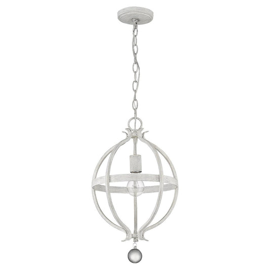 Callie 1-Light Country White Pendant