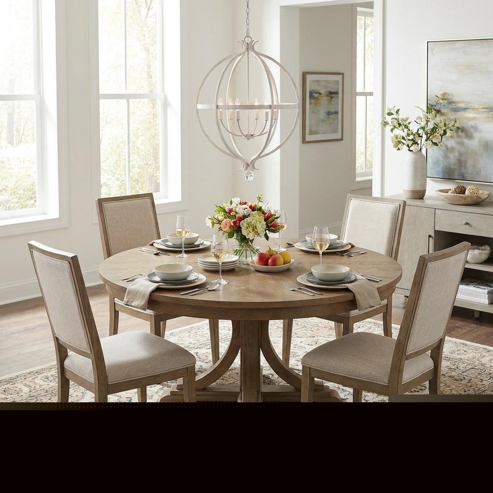 Callie 6-Light Country White Pendant