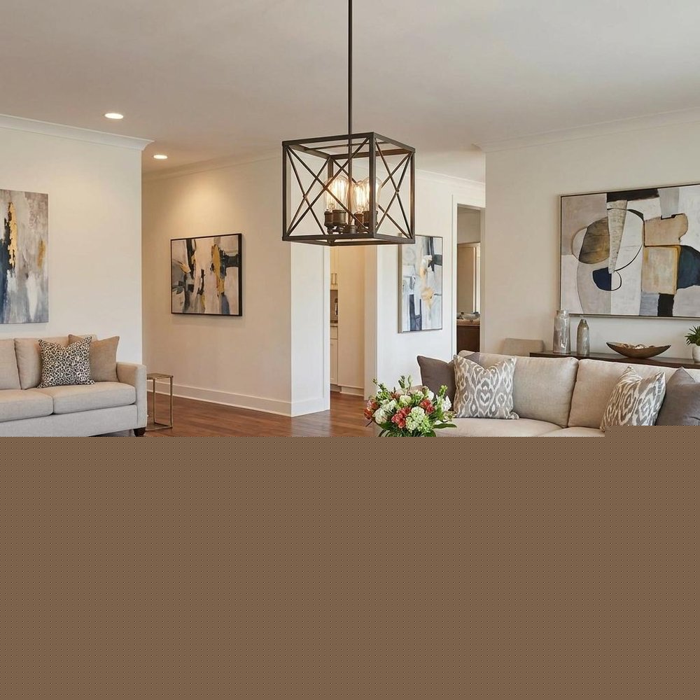 Brooklyn 4-Light Oil-Rubbed Bronze Pendant With Metal Framework Shade