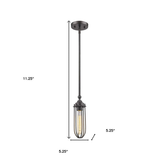 Modern Bronze Mini Pendant Hanging Light