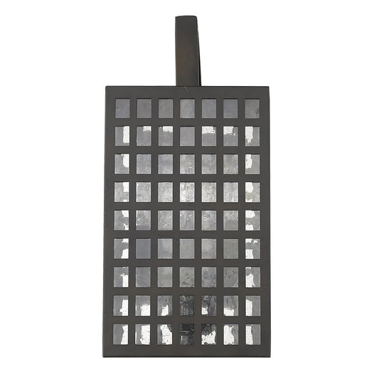 Black And Clear Three Light Seeded Dimmable Outdoor Hanging Lights With Bronze Shades