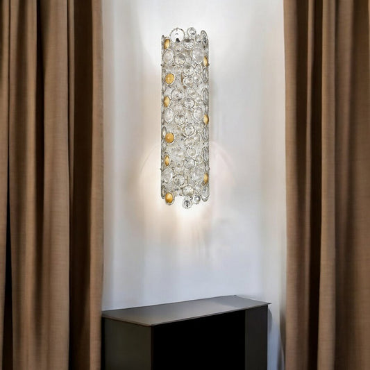 Vitozzi 3-Light Antique Silver Leaf Sconce